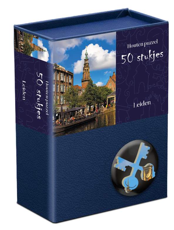 Houten Puzzel Leiden – 50 Stukjes | 13,5 x 12 cm