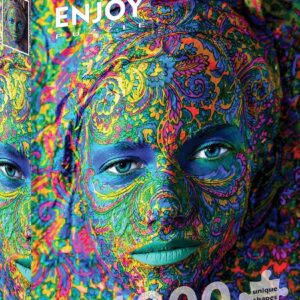 Legpuzzel Vrouw Make-up Kunst | 1000 Stukjes | Enjoy Puzzle