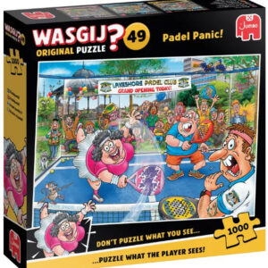 Wasgij Destiny Original 49 – Paniek op de Padelbaan (1000 stukjes)